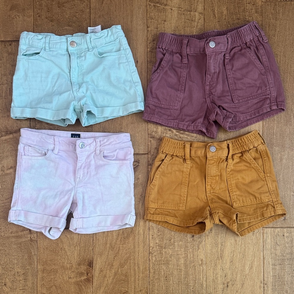 Kids Assorted Color Shorts Set
